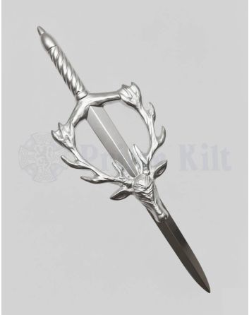 Stag Head Kilt Pin