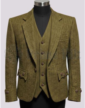 Tweed Kilt Jacket and Waistcoat